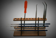 Load image into Gallery viewer, Brush holder rack for hobby model painting DIY
