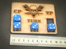 Load image into Gallery viewer, Warhammer 40K &amp; Kill Team Point Counter. Victory, Command Points, Turn Tracker

