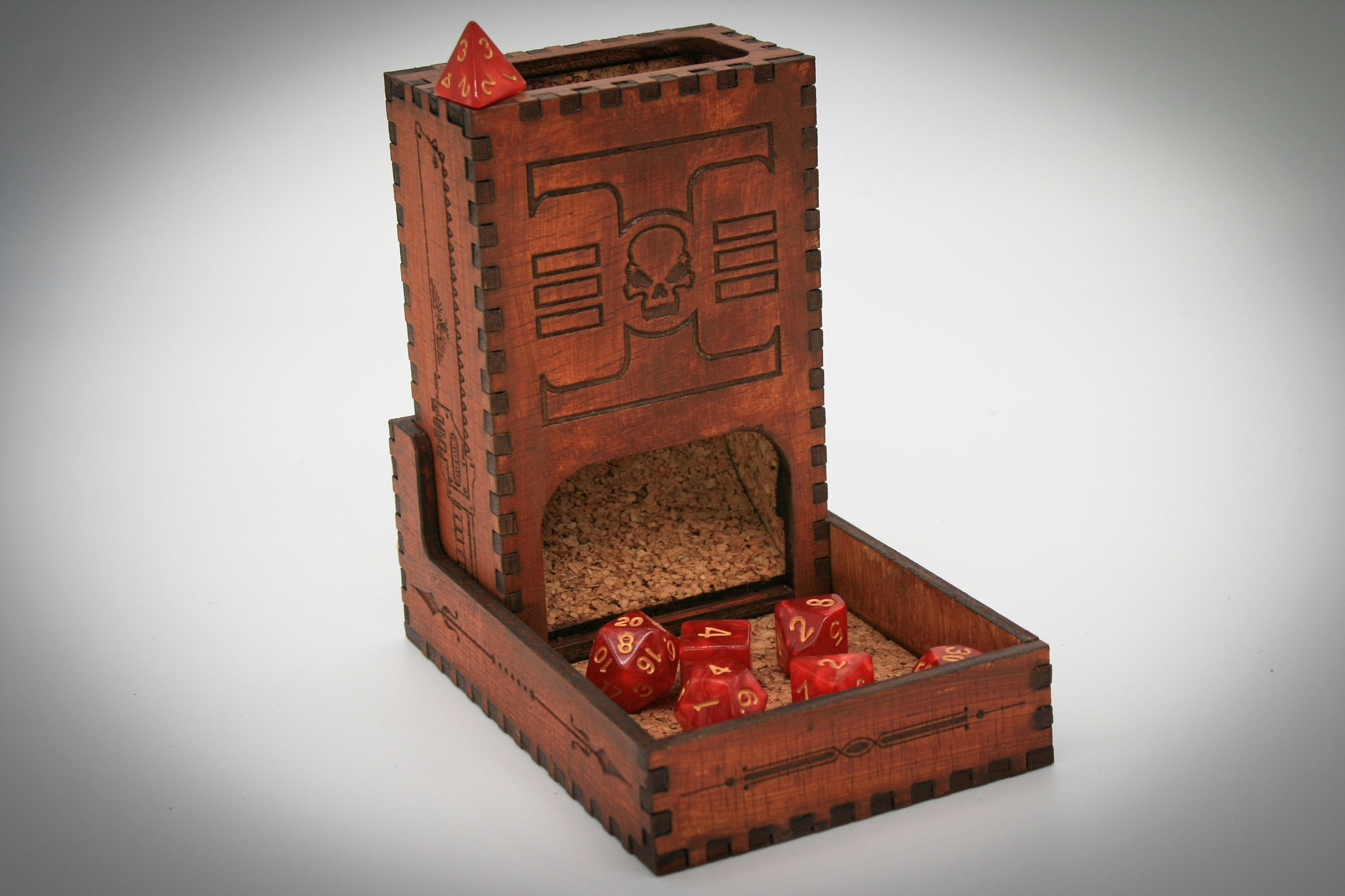 Dice Tower & Storage Box Compatible With Any Tabletop RPG or Board